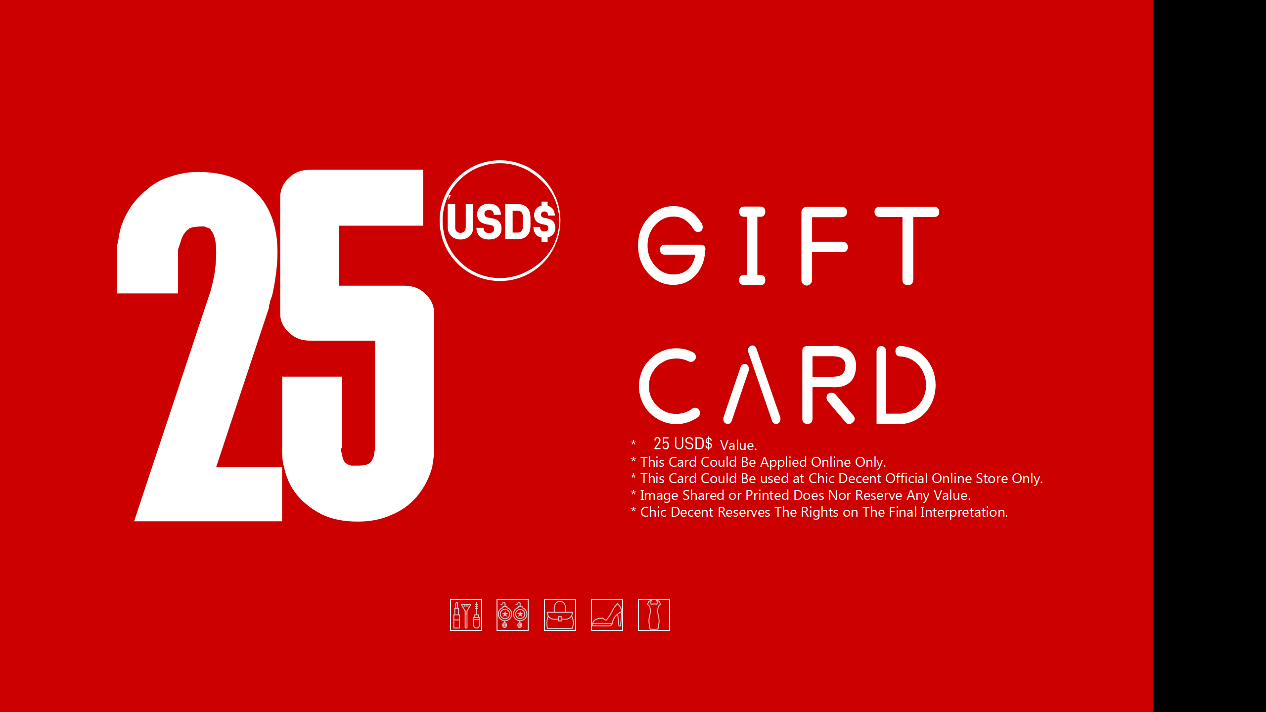 Chic Decent Gift Card in USD