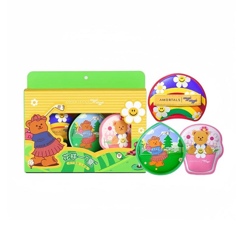 Wiggle Wiggle Makeup Puff Set 3 in