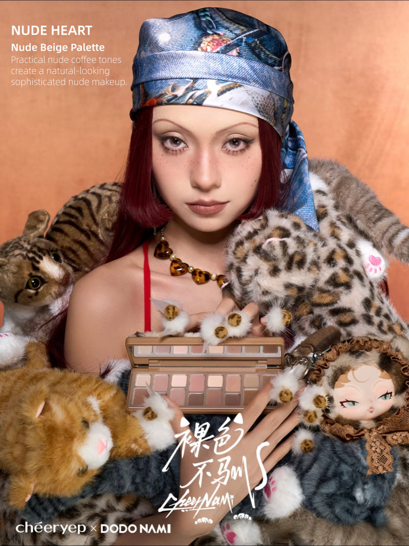 Cheeryep x Dodo Nami Eyeshadow Palette Nude Heart 16g