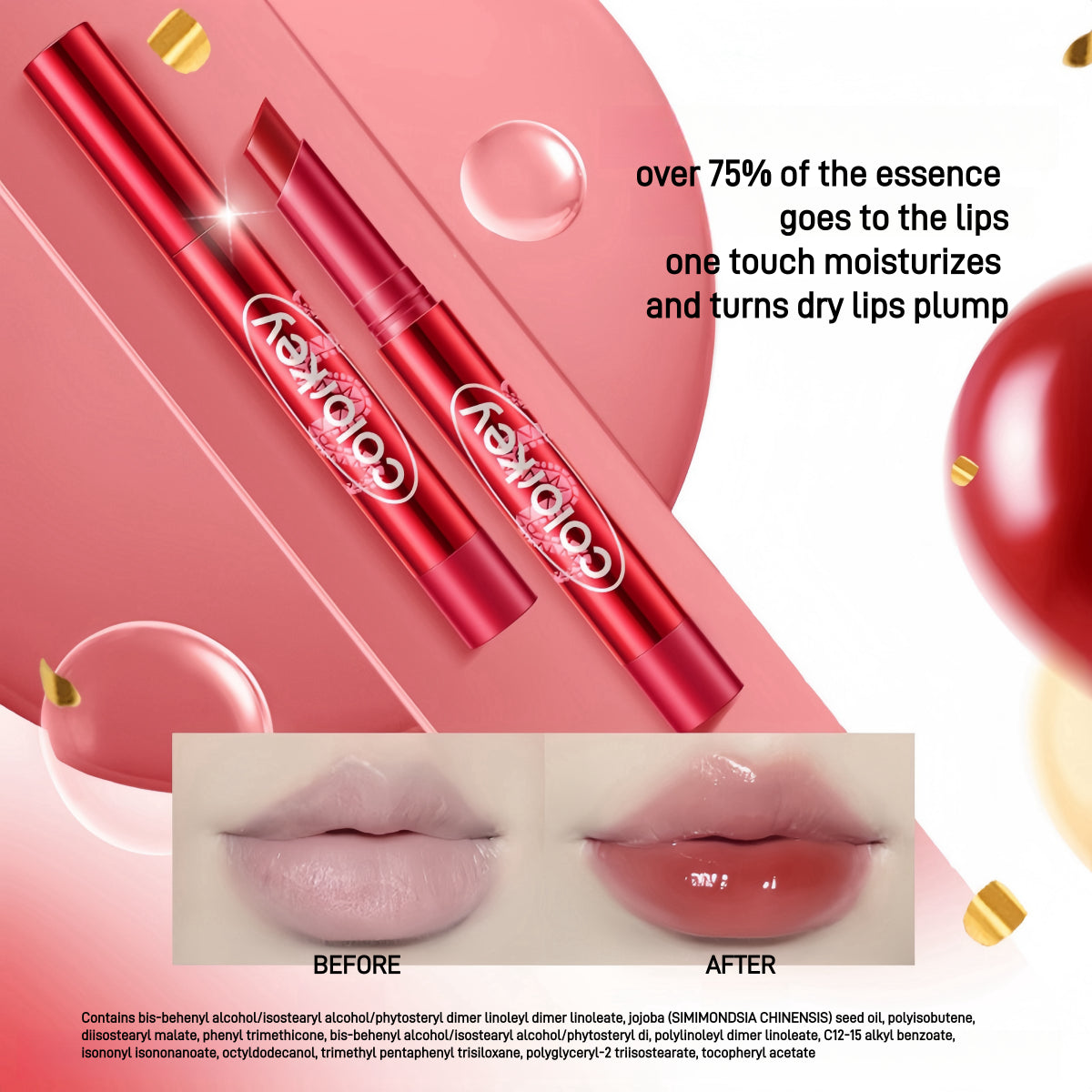 Crystal Glossy Lipstick CNY Lucky Snake Series 2.7g