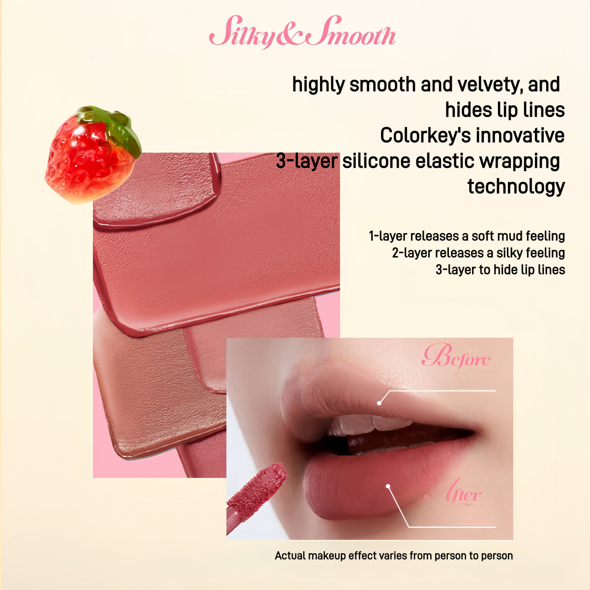 Colorkey Silky Creamy Matte Lip Mud 3g