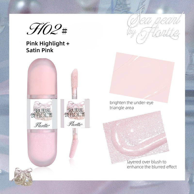 Flortte Sea Pearl Double Ended Highlight Contour Liquid 4.3g 4.6g