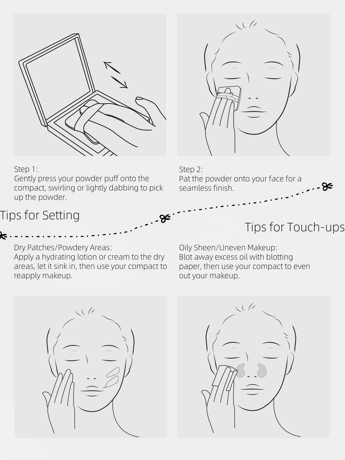 Funny Elves Translucent Traceless Pressed Setting Powder 7g