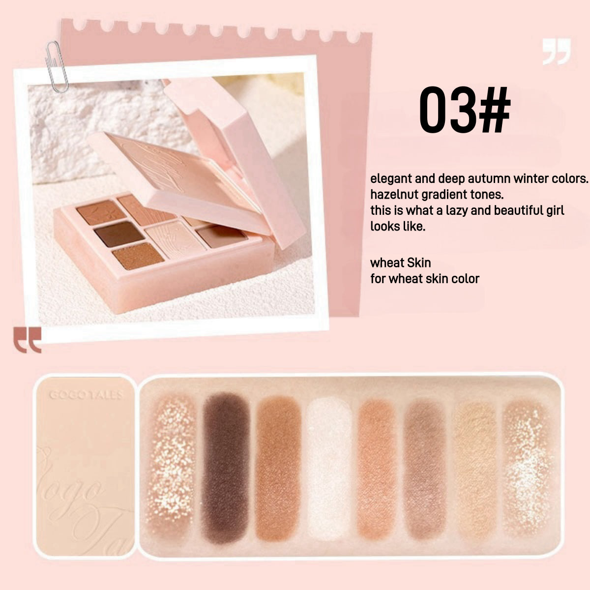 2-IN-1 Kit Pressed Powder Eyeshadow Palette 15.2g
