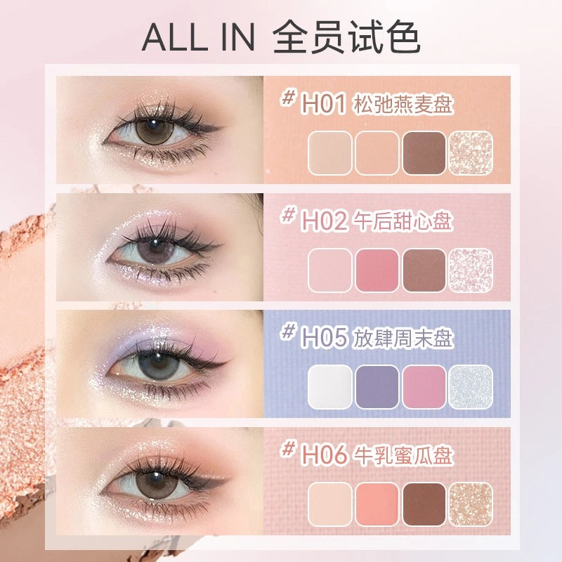 16 Colors Eyeshadow Tray 19.2g