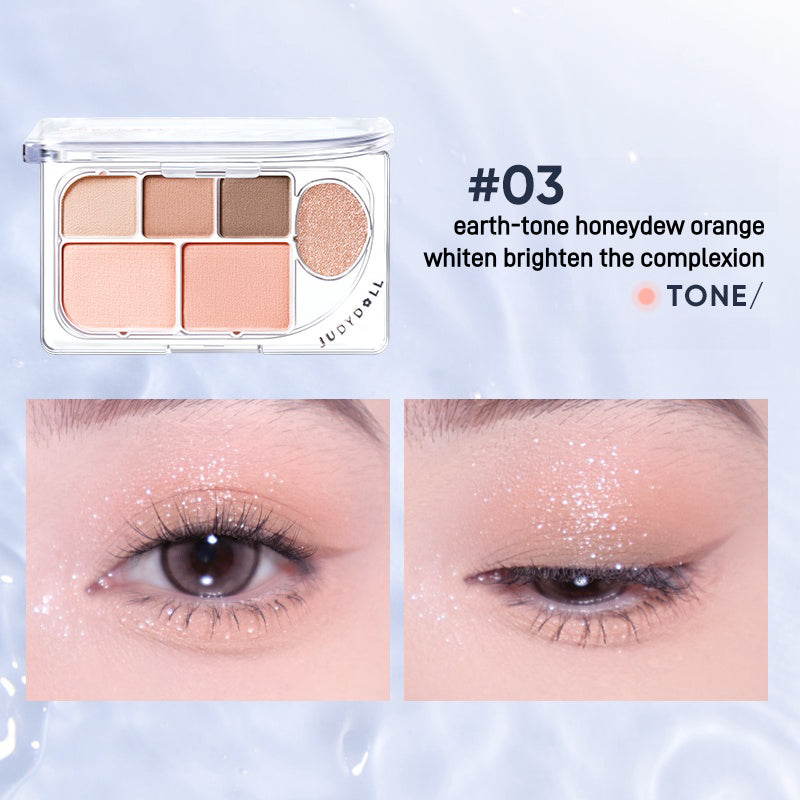 Elaborate 6 Colors Eyeshadow Palette 8g