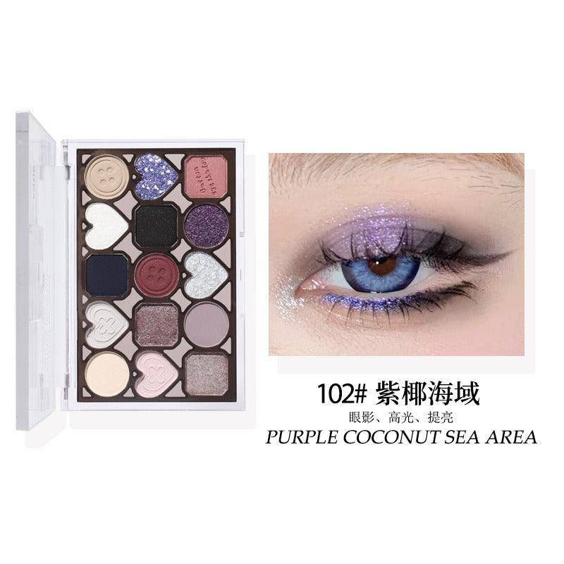 Button Series Eye Palette 15 Colors 12g