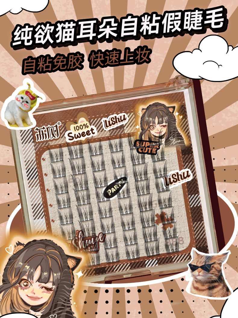 A Glue Free False Eyelashes Box