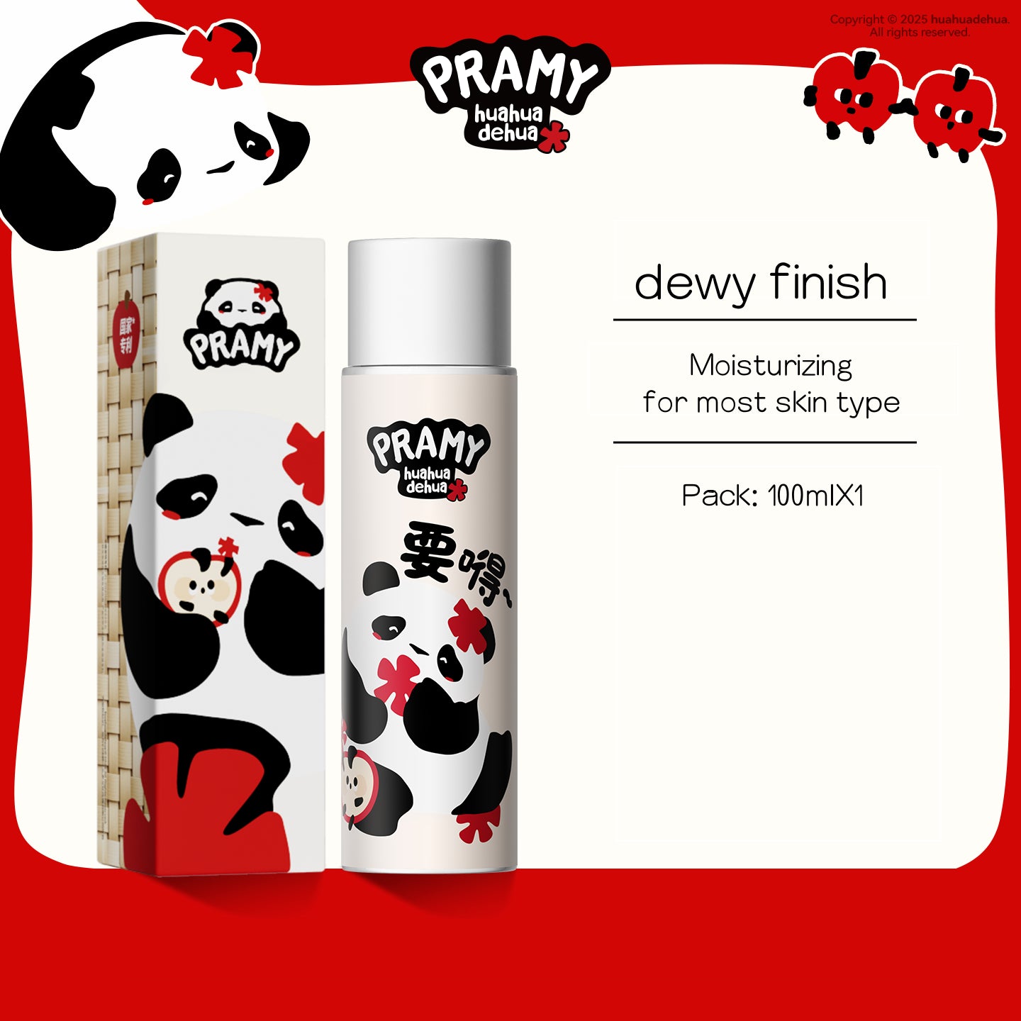 PRAMY - Moisturizing Makeup Setting Spray 100ml