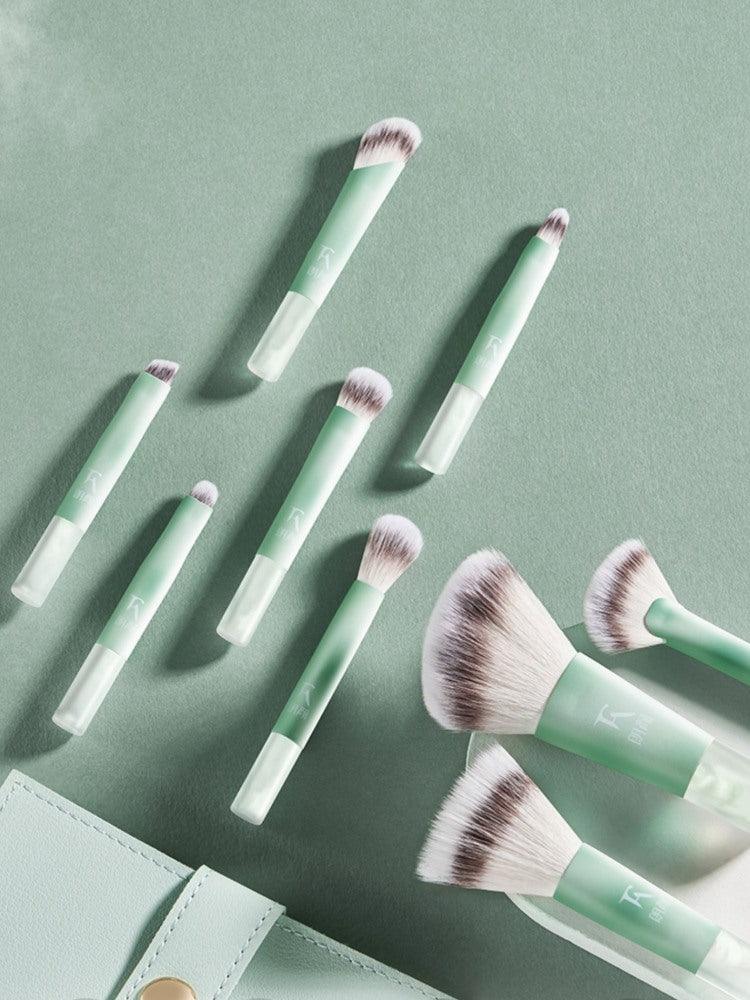 Rownyeon Cloud Inked Makeup Brush Mini Set 9 in With Bag