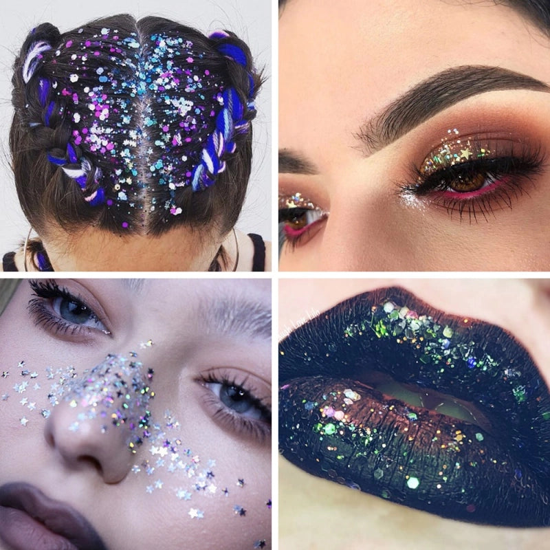 16 Colors Glitter Eyeshadow Starry Palette 16*1.5g