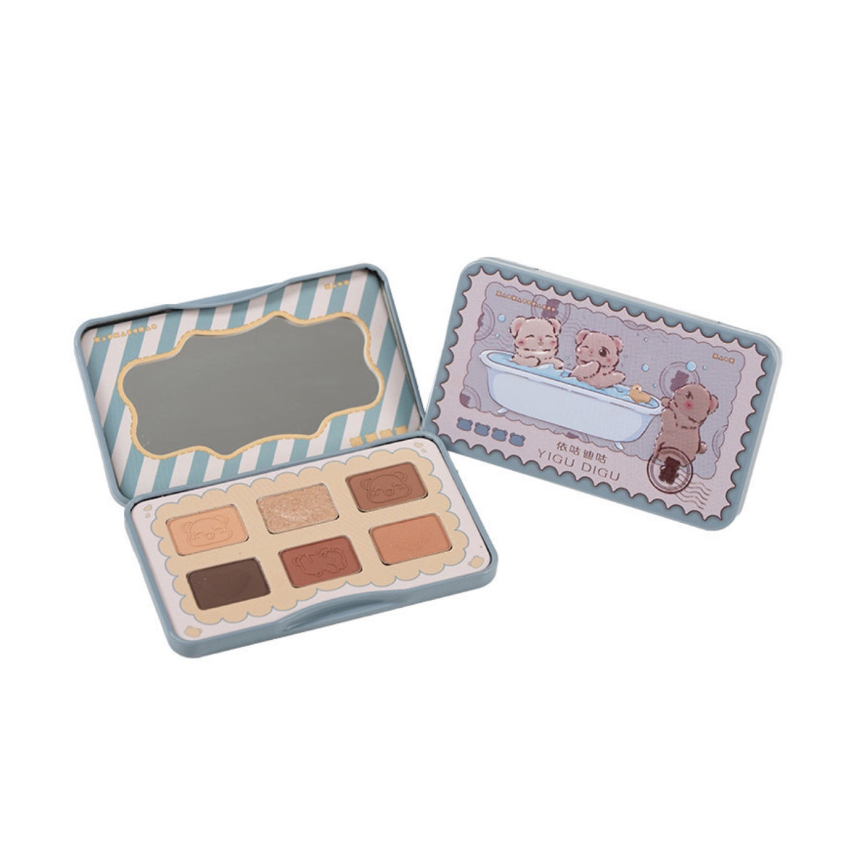 Candy Box Postcard 6 Colors Eyeshadow Palette 6.5g
