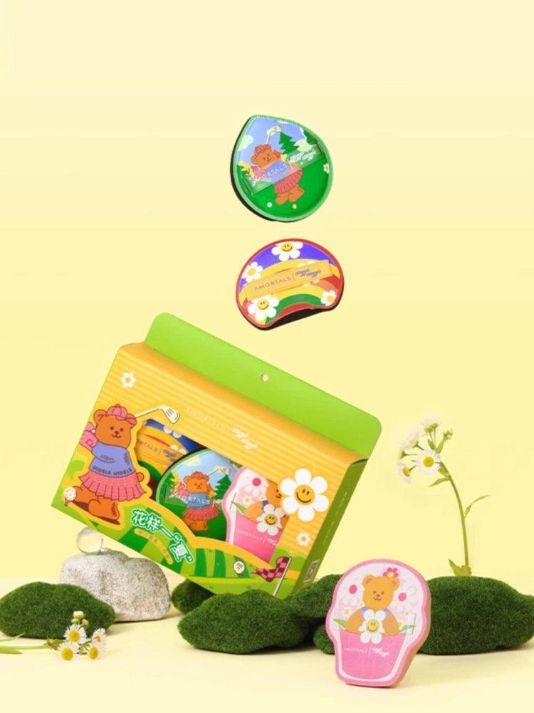 Amortals Wiggle Wiggle Makeup Puff Set 3 in