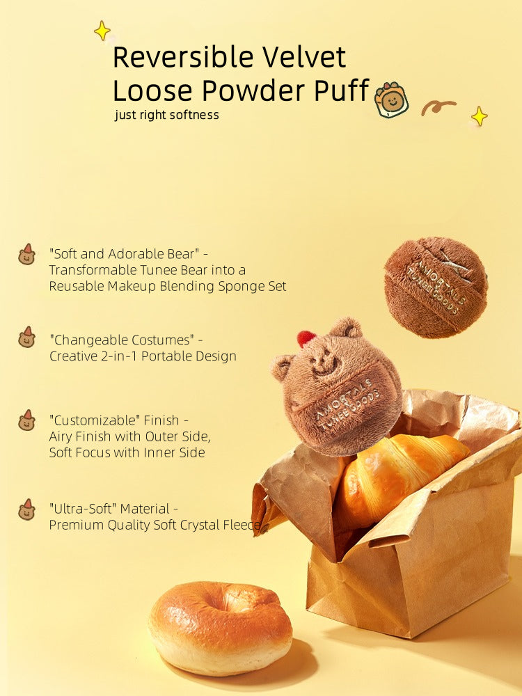 Amortals X TUNEE GOODS Reversible Loose Powder Puff