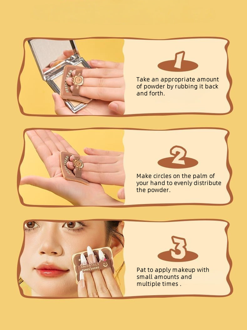 Amortals X TUNEE GOODS Square Shaped Pressed Powder Puff