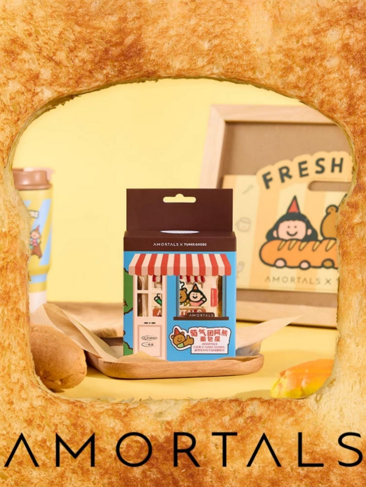 Amortals X TUNEE GOODS Toast-Like Powder Puff