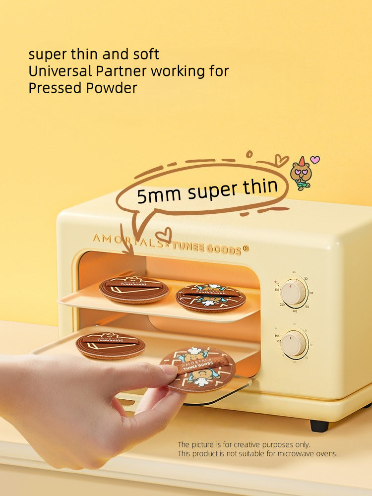 Amortals X TUNEE GOODS Round Shaped Pressed Powder Puff