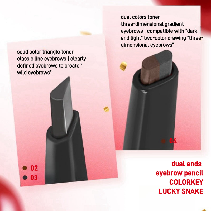 Colorkey Dual Ends Eyebrow Pencil Lucky Snake 70mg