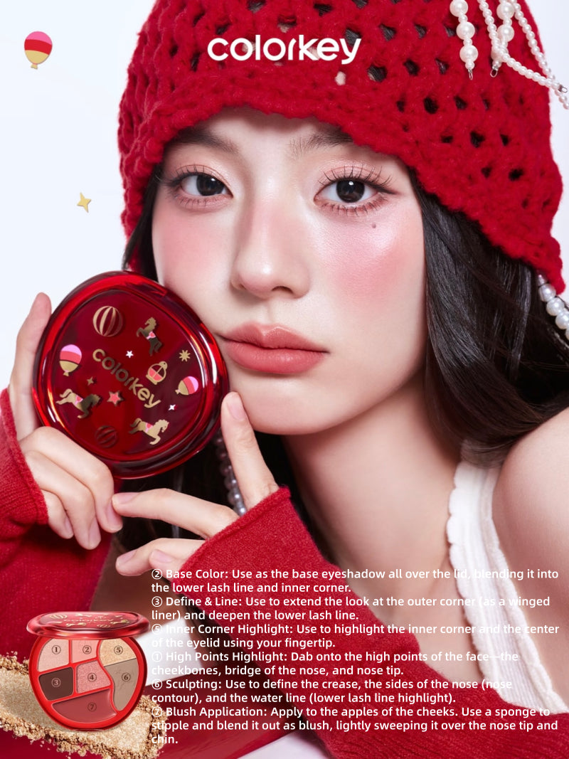 Colorkey - Merry Go Round Playful Color Multi Palette 04# 13g