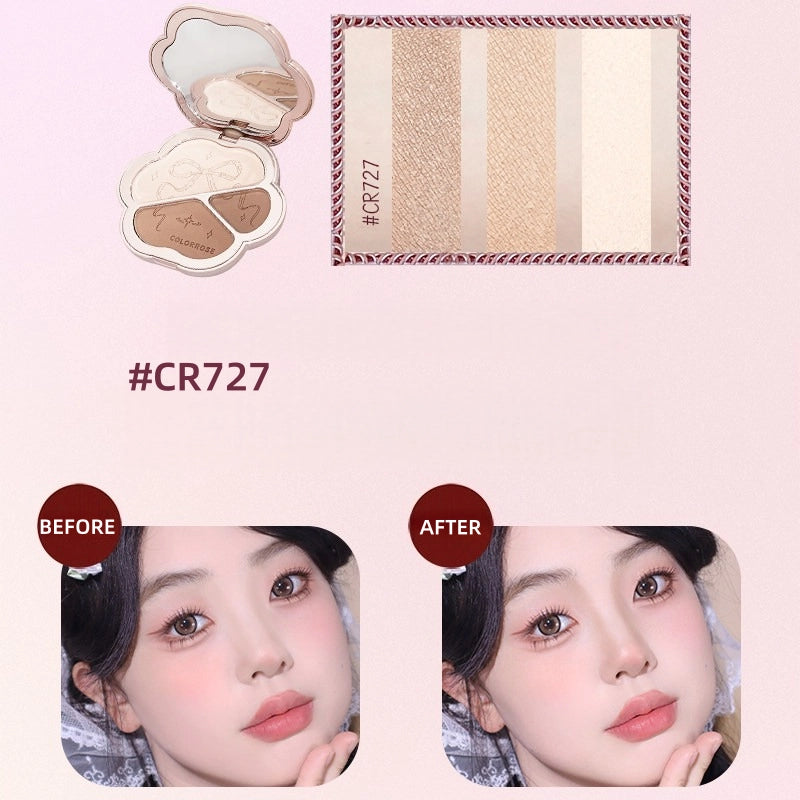 Colorrose Lighting 3-Shade Contour Palette 9g
