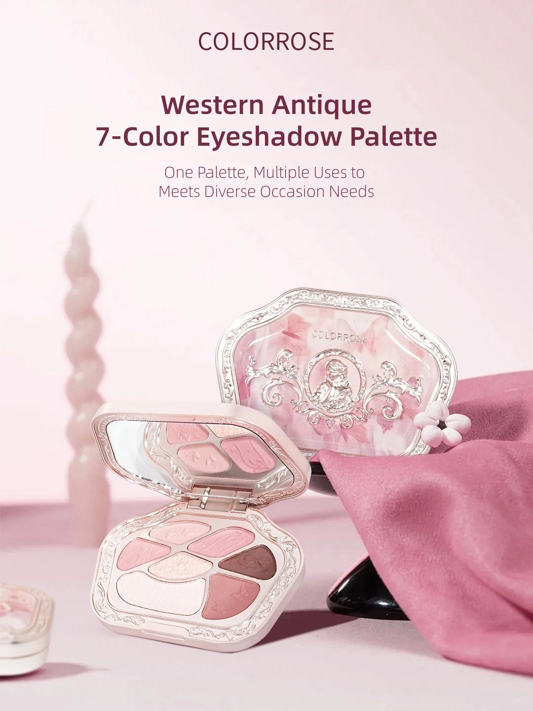 Colorrose Western Antique 7-Color Eyeshadow Palette 12g