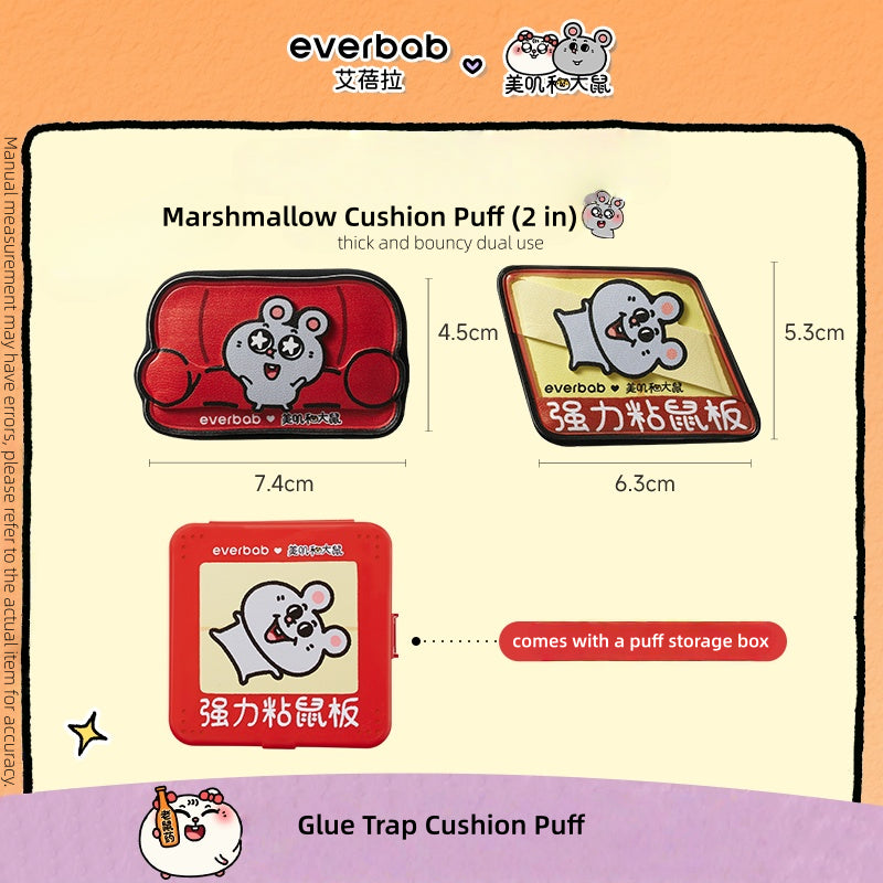 Everbab Mouse Play Rubycell Makeup Puff