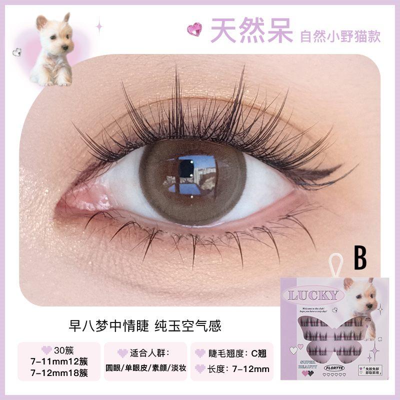 Flortte Super Beauty Glue Free False Eyelashes