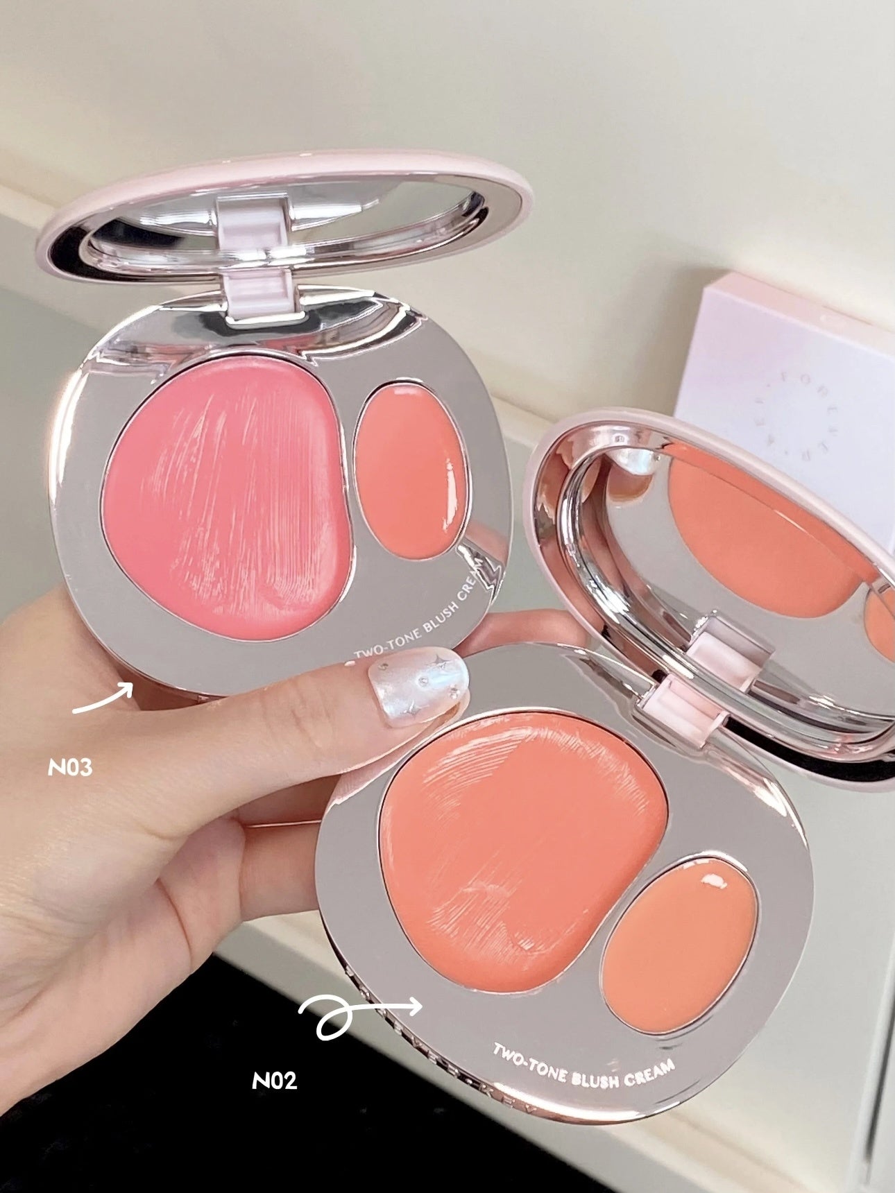Forever Key Two Tone Blush Cream 7g