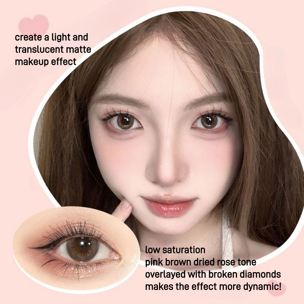 GOGO TALES 2-IN-1 Kit Pressed Powder Eyeshadow Palette 15.2g