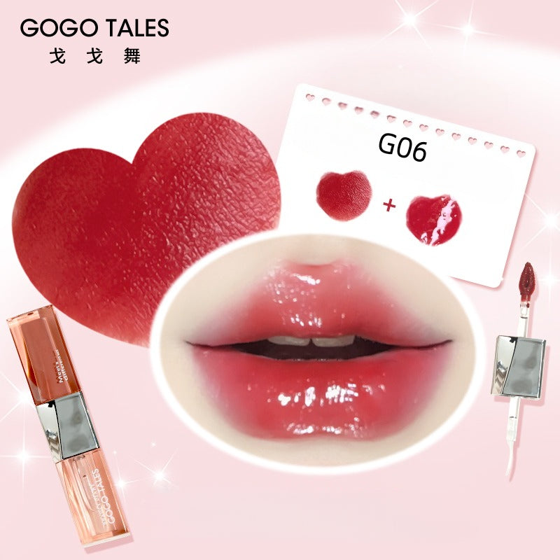 GOGO TALES Plump Long-wear Double-end Lip Glaze 4.8g