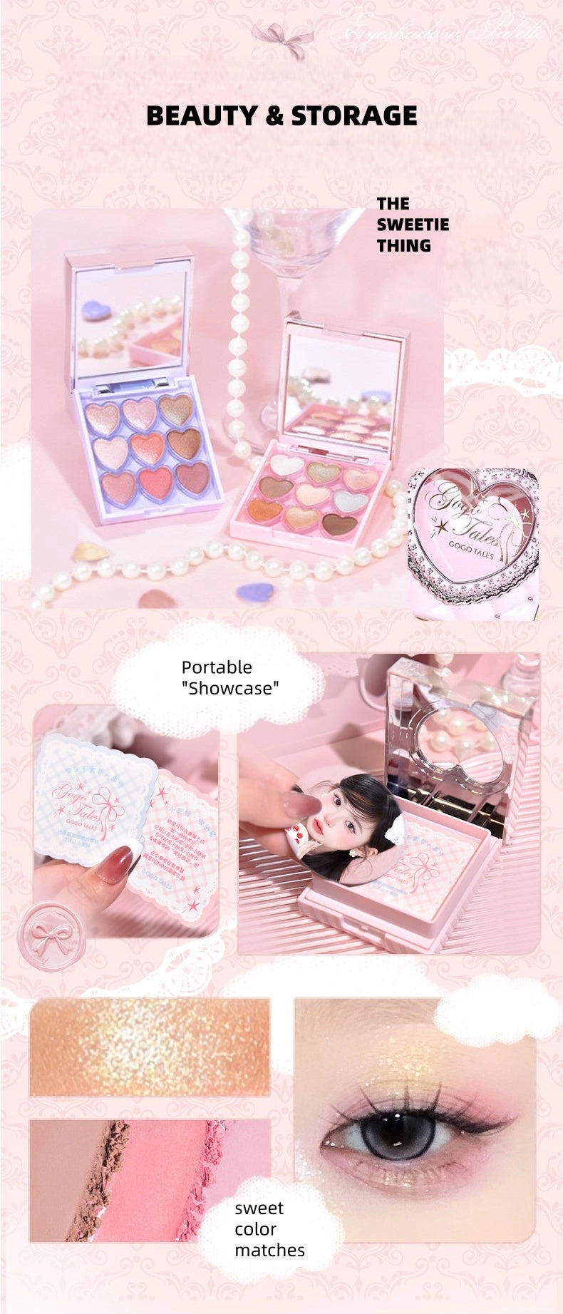 GOGOTALES - Rococo Sweetie Eyeshadow Palette 8.1g