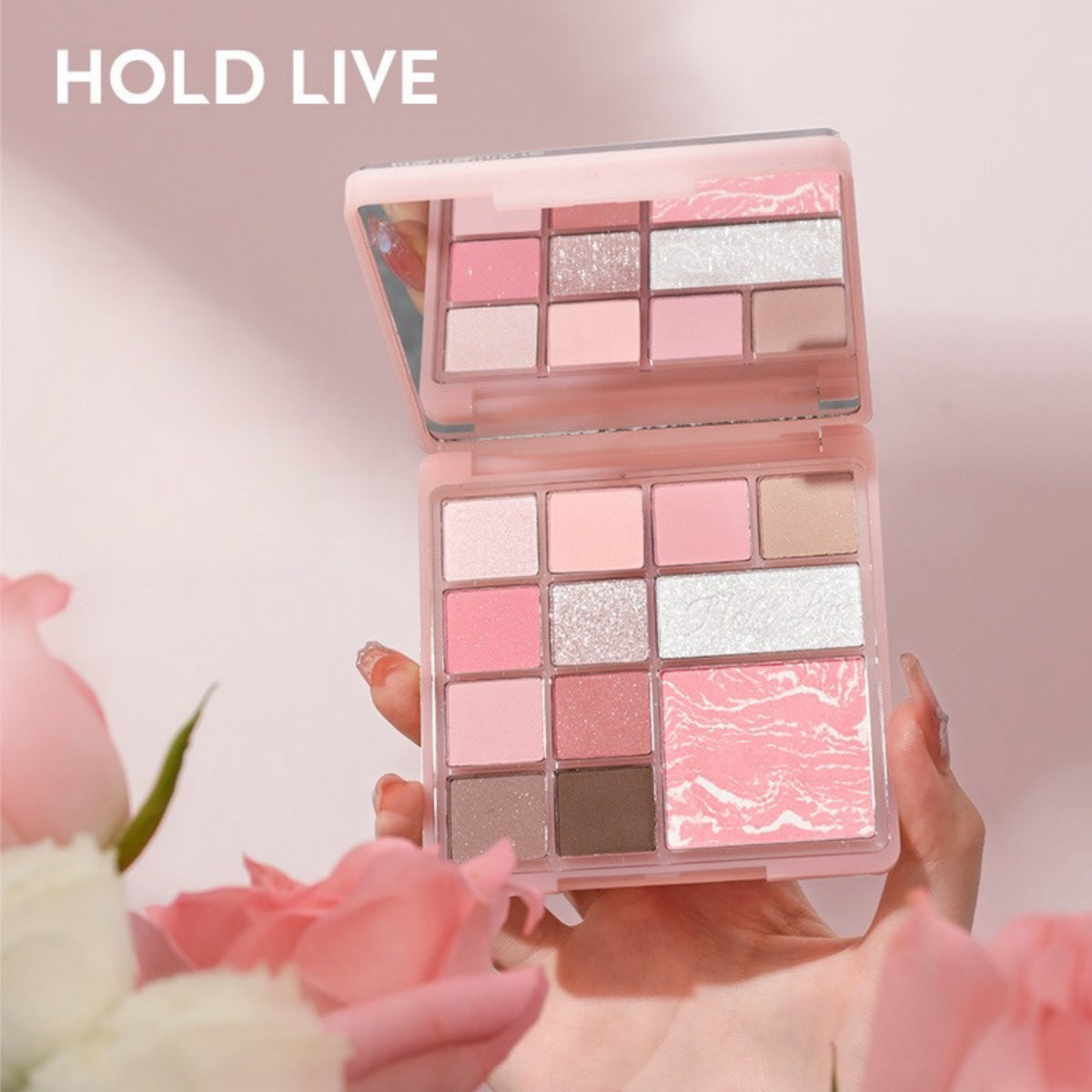 HOLD LIVE Floral Comprehensive Powder Palette 12 Colors 15g
