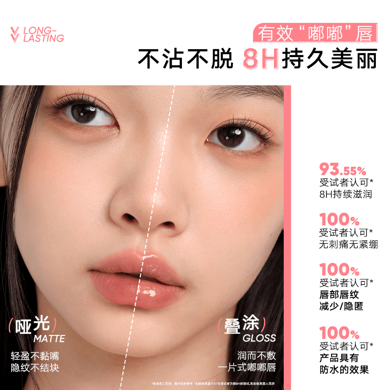 Judydoll Dual Lip Gloss Mirror Moisturizing 7g