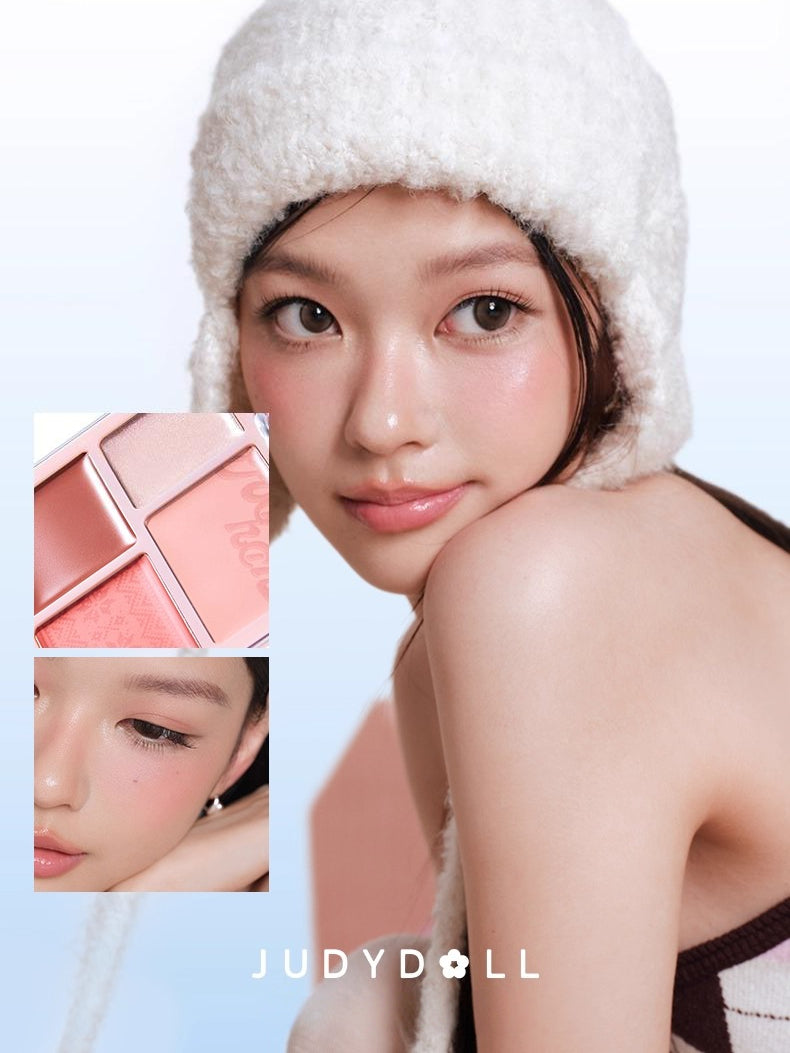 Judydoll Blush N Highlight Palette 9g