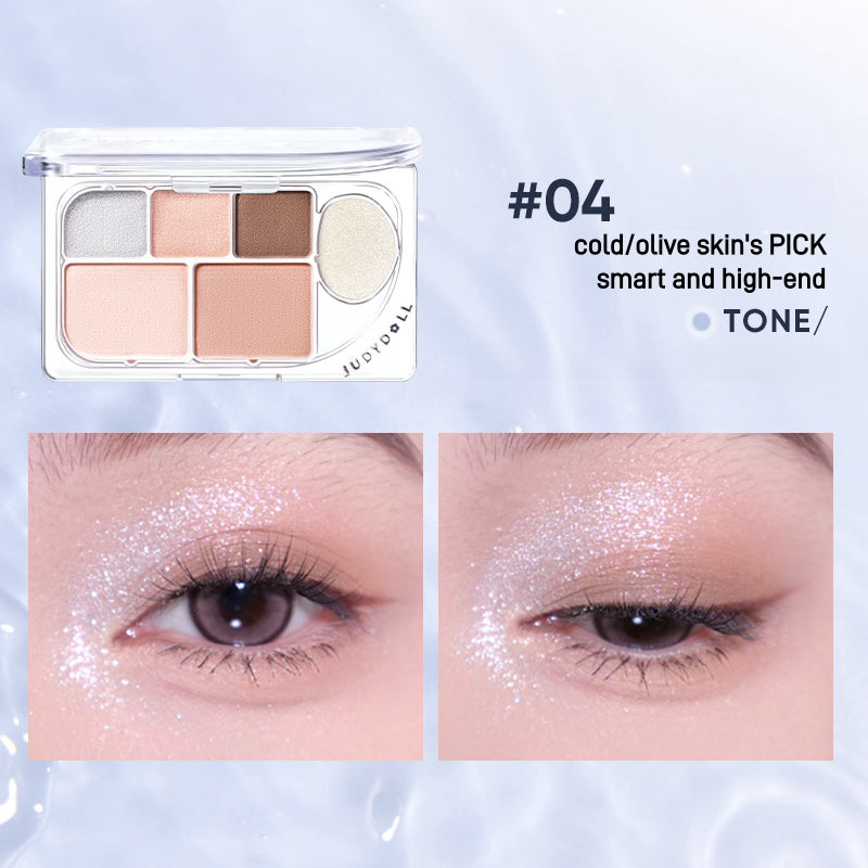 Judydoll Elaborate 6 Colors Eyeshadow Palette 8g