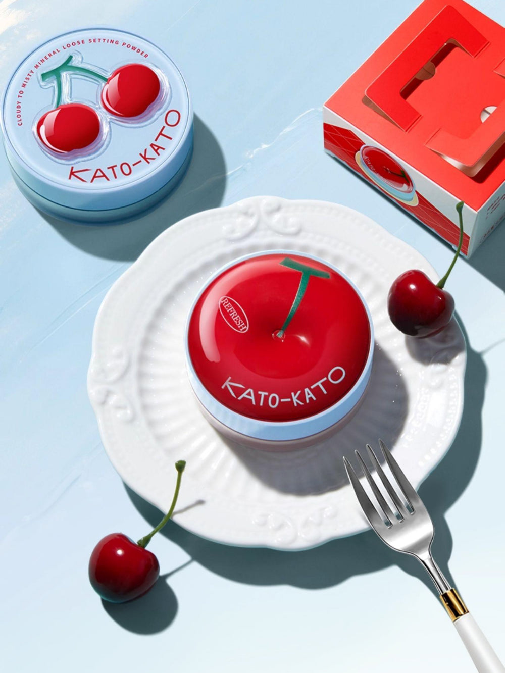 KATOKATO - Cherry Me Setting Powder 6.5g/8g