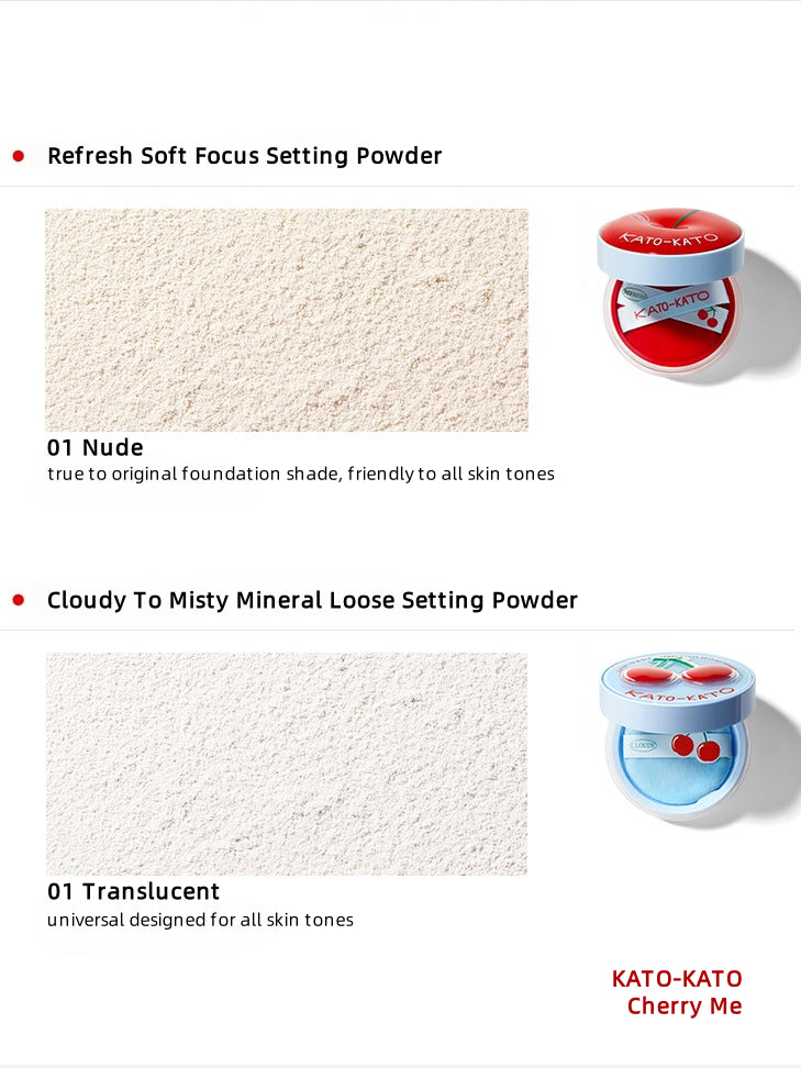 KATO-KATO Cherry Me Setting Powder 6.5g/8g