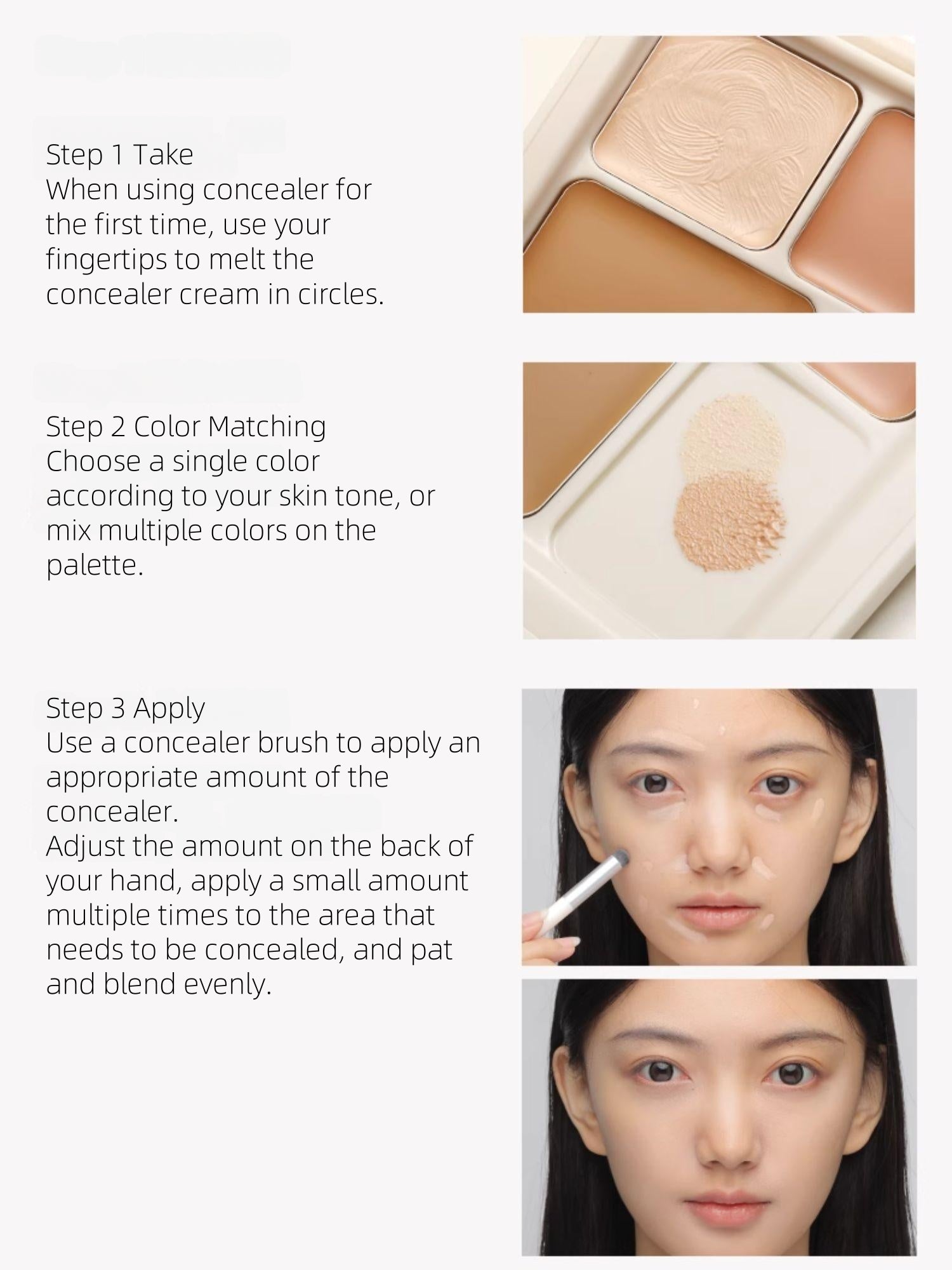 KATO-KATO Fancy Cheese Nude Wear Concealer Palette 5g