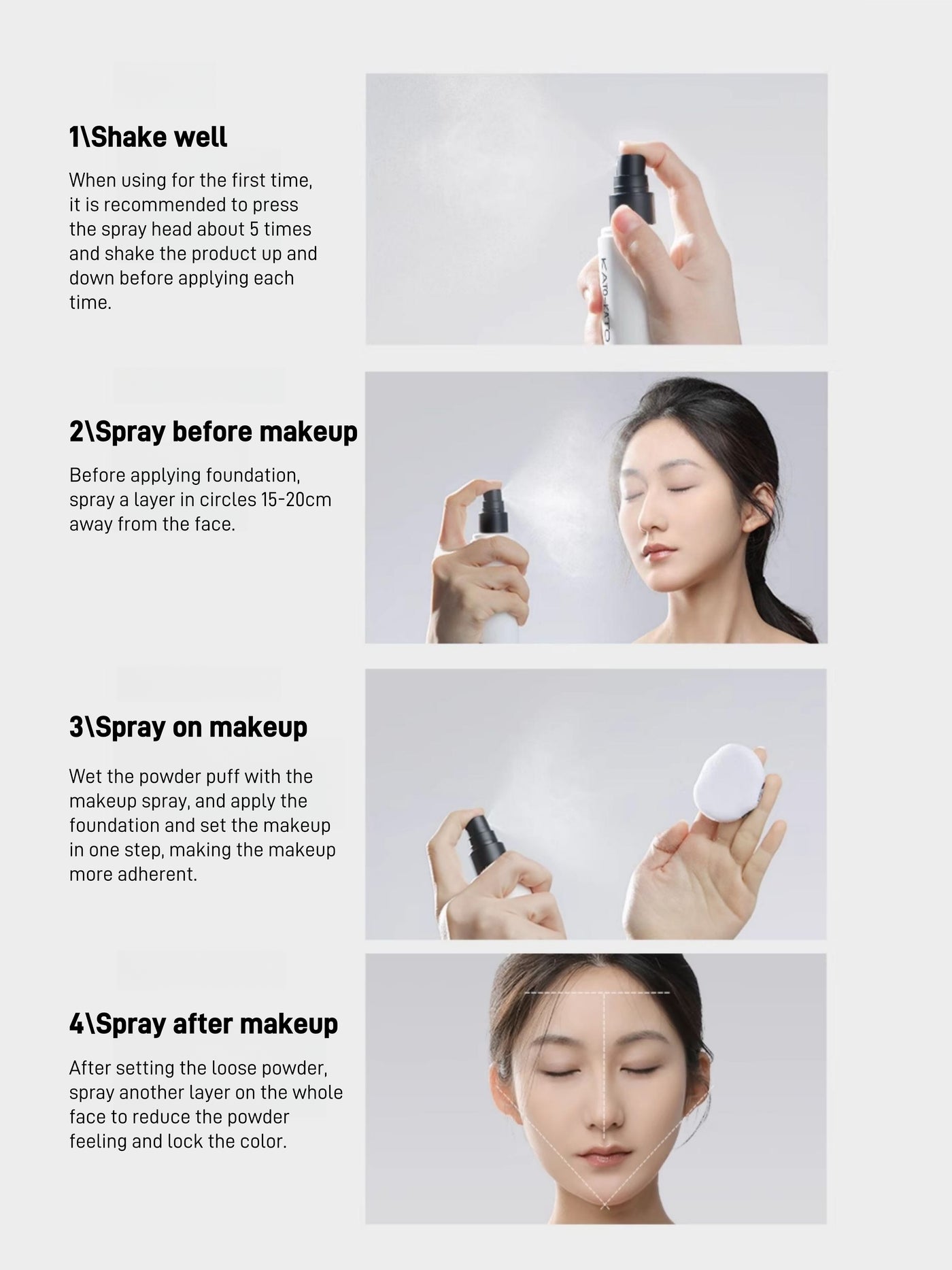 KATOKATO - Misty Project Makeup Setting Spray 100ml