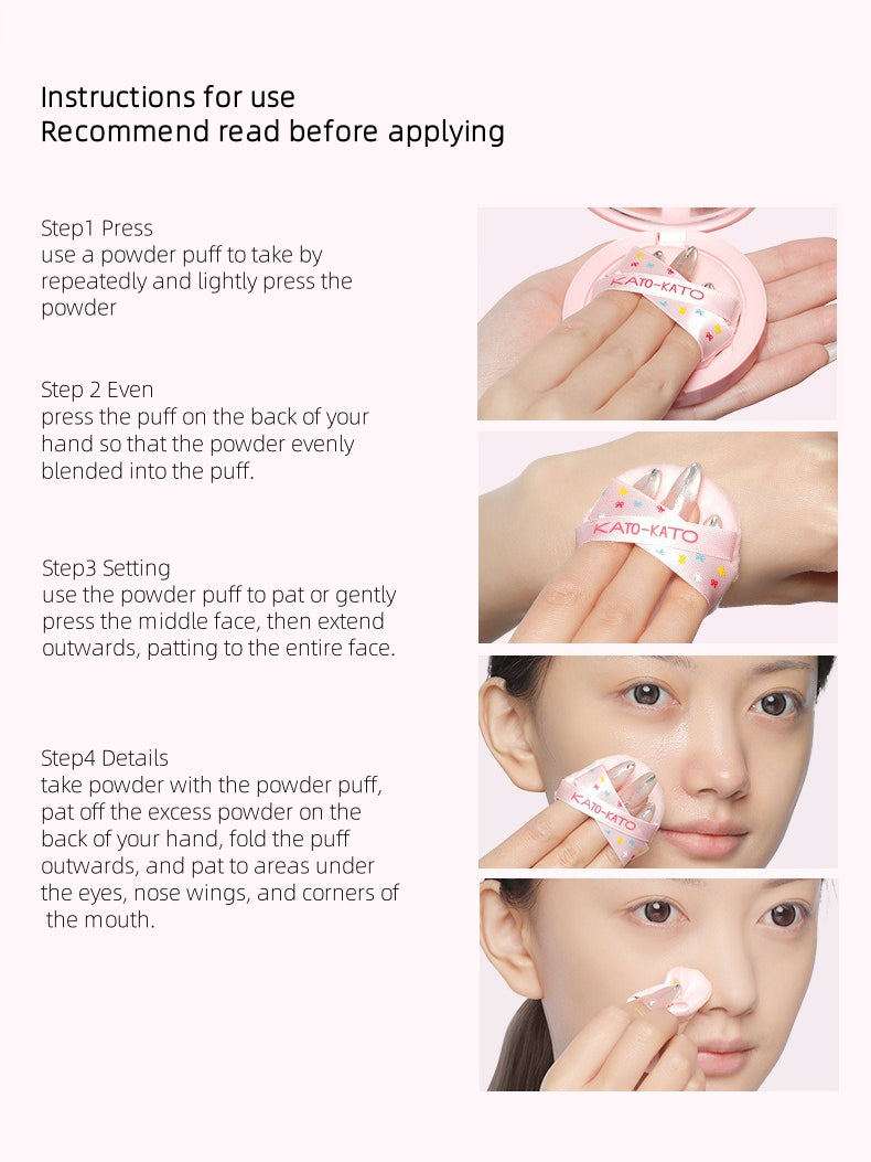 KATO-KATO Wonderful Pink Just in Tune Waterproof Soft Focus Pressed Powder 9g