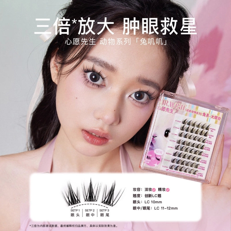 Mr. Wish Naughty Animal Series Rabbit Dog Fox False Eyelashes