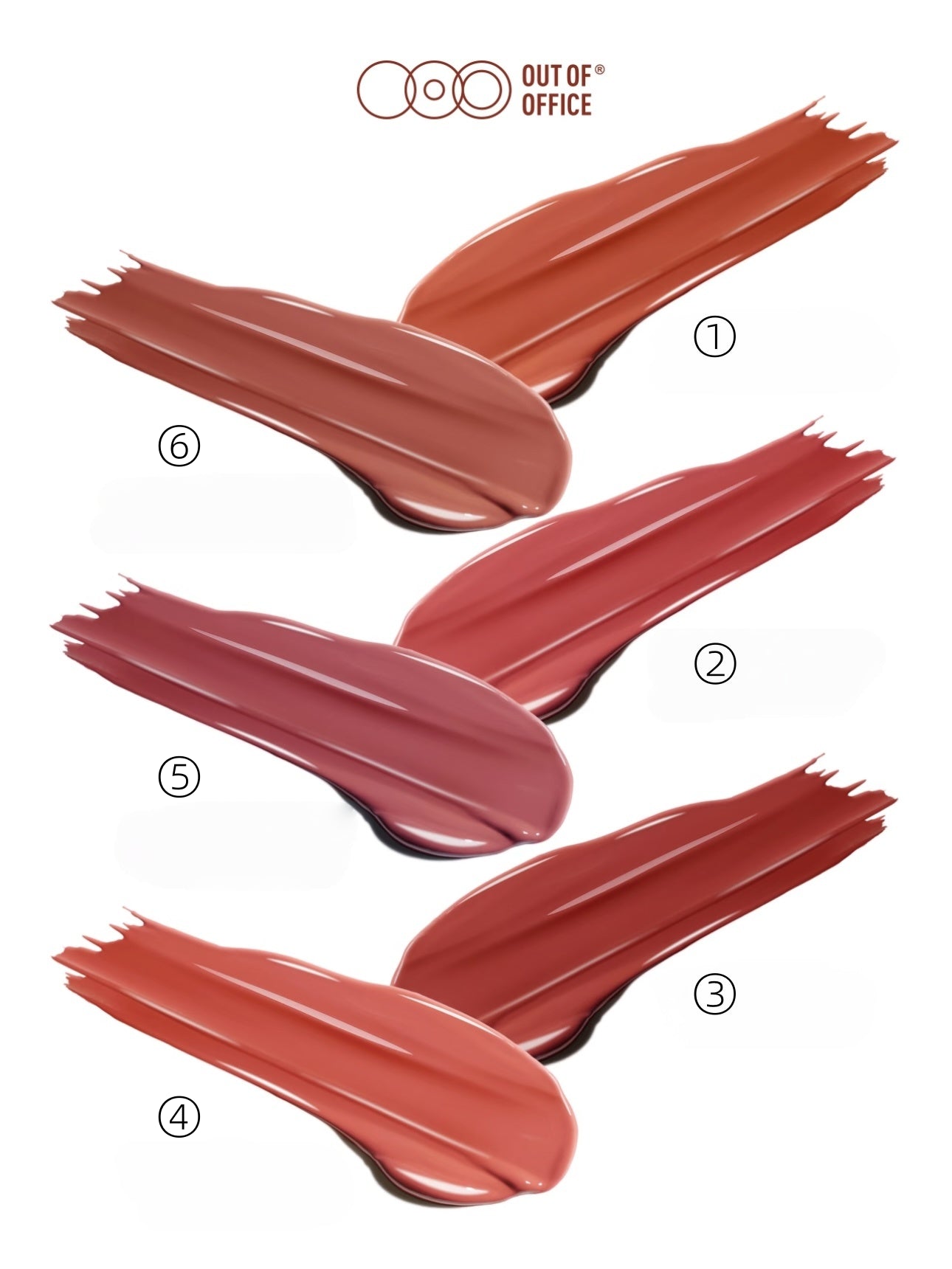 OUT OF OFFICE 2IN1 Glossy Lip Balm n Lipliner Duo 1.3g+300mg