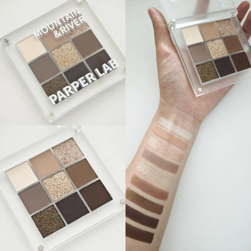 PARPER Mountaian n River Eyeshadow 9 Colors 8.2g