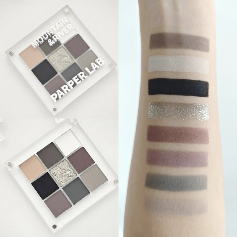 PARPER Mountaian n River Eyeshadow 9 Colors 8.2g