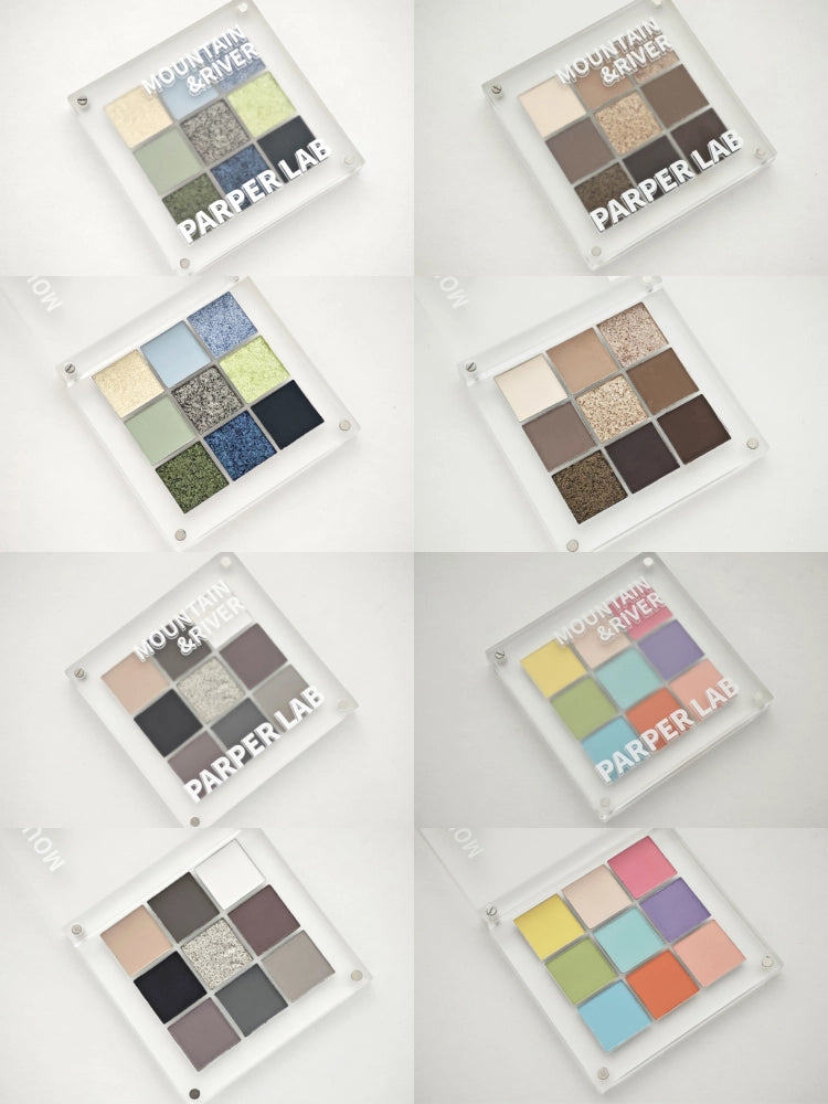 PARPER Mountaian n River Eyeshadow 9 Colors 8.2g