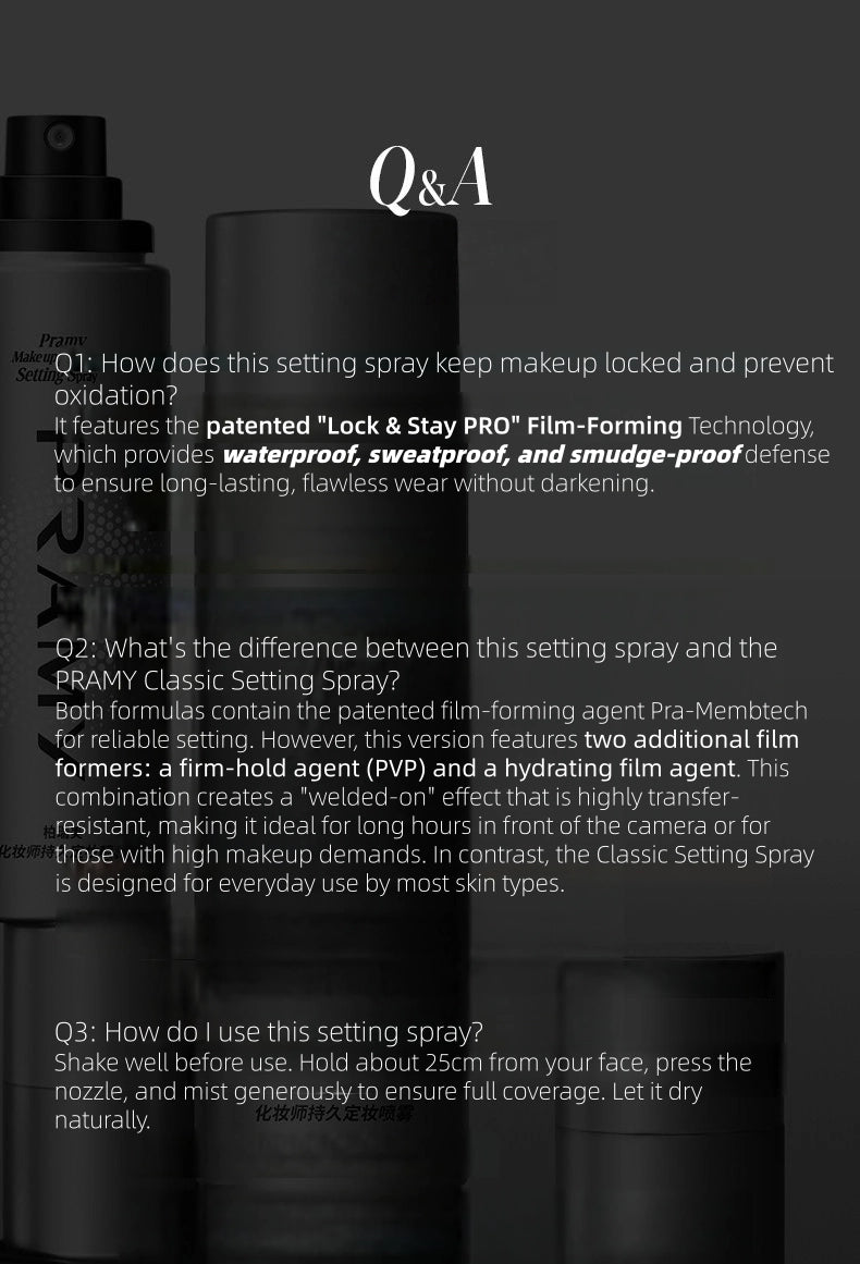 PRAMY - Makeup Artist Setting Spray 100ml