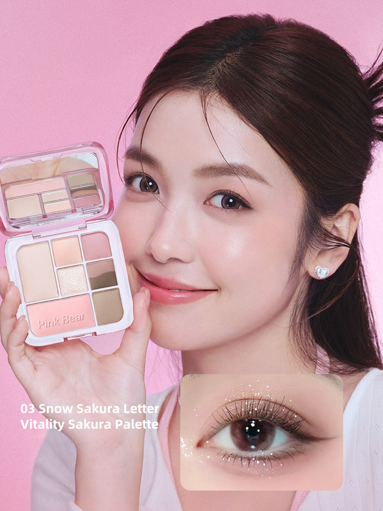 Pink Bear Multi Eyeshadow Palette 10g