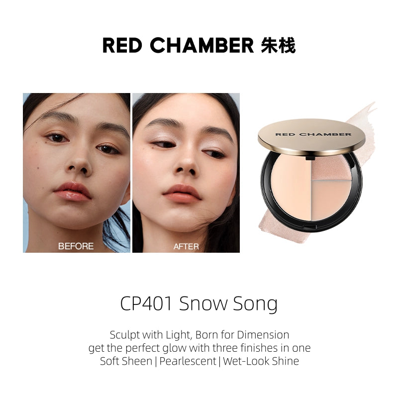 Red Chamber - Tri-Color Multi-Purpose Highlighter