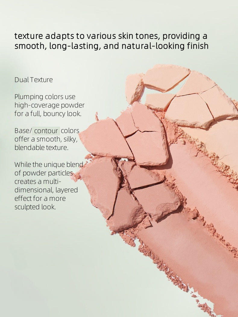 TIMAGE Vigorous and Flowing Jade Rouge Palette 13g