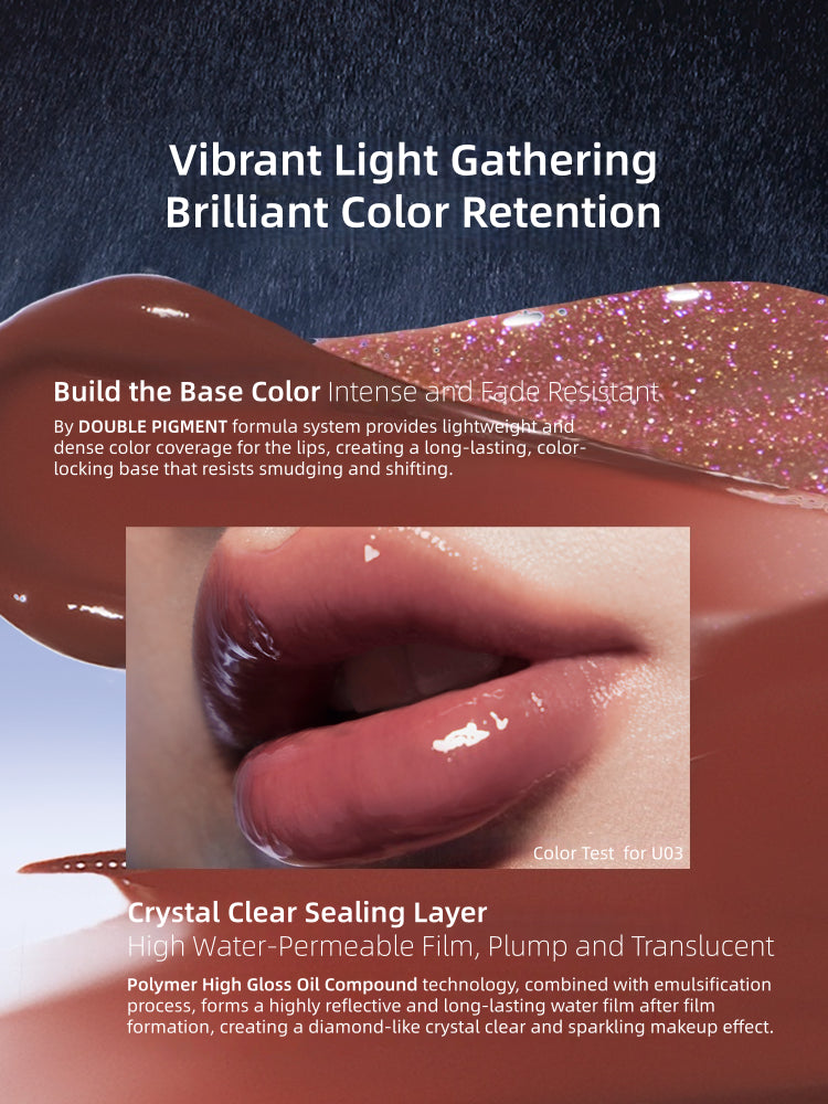 Uhue on Stage Mirror Lip Glaze 3ml